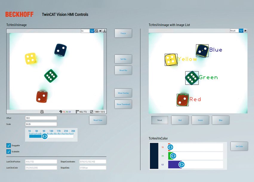 TwinCAT Vision kombiniert mit TwinCAT HMI